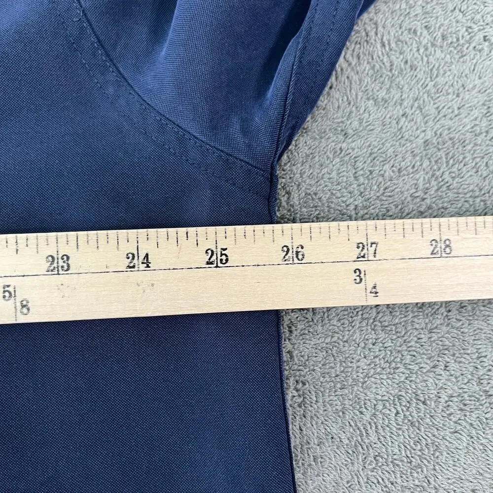 The North‎ Face Shirt Mens XL Navy Blue Button Down Long Sleeves Outdoor A412